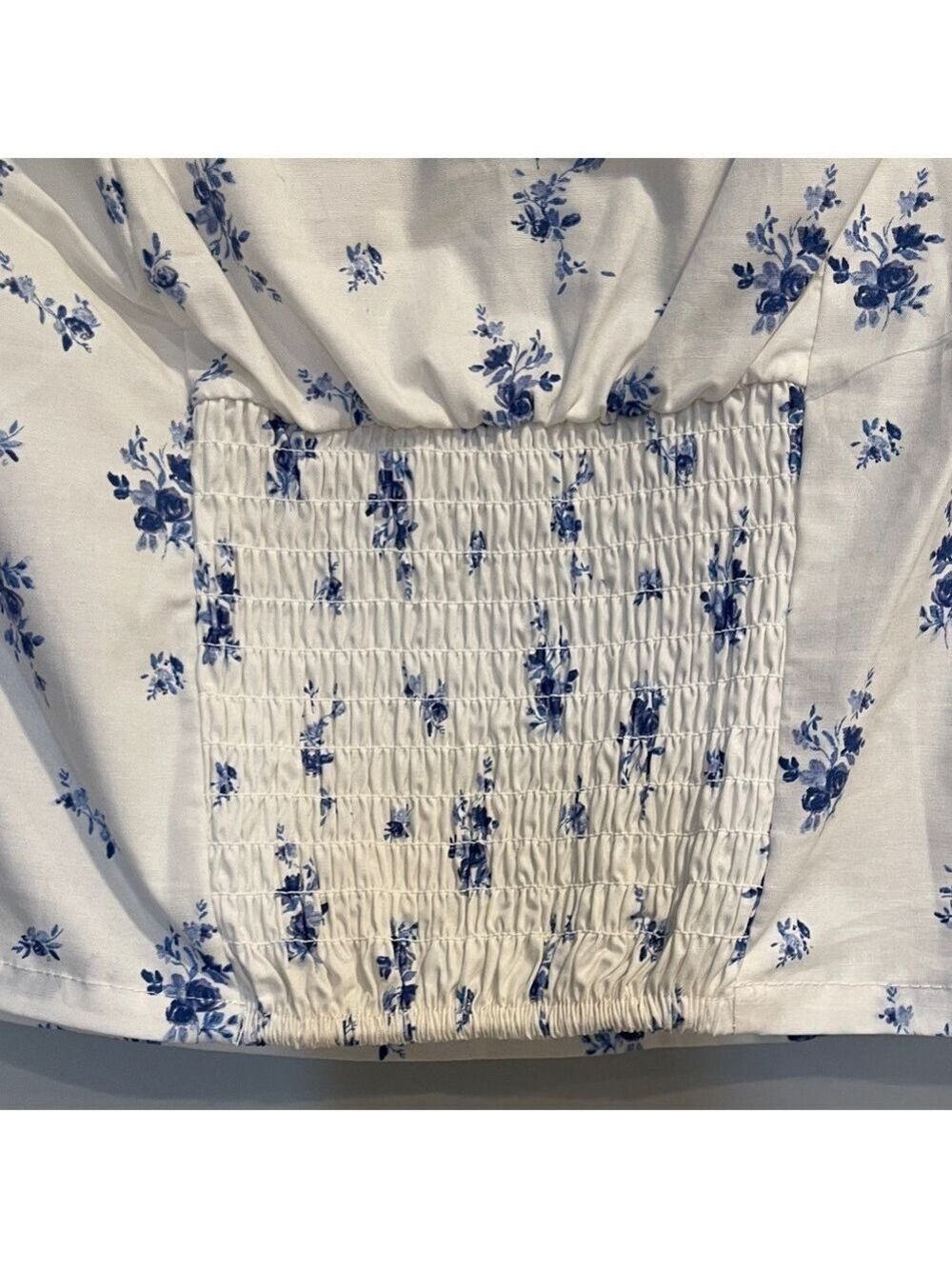 NWT Wild Fable Long Sleeve Cotton Milkmaid Top Size M - Picture 9 of 12